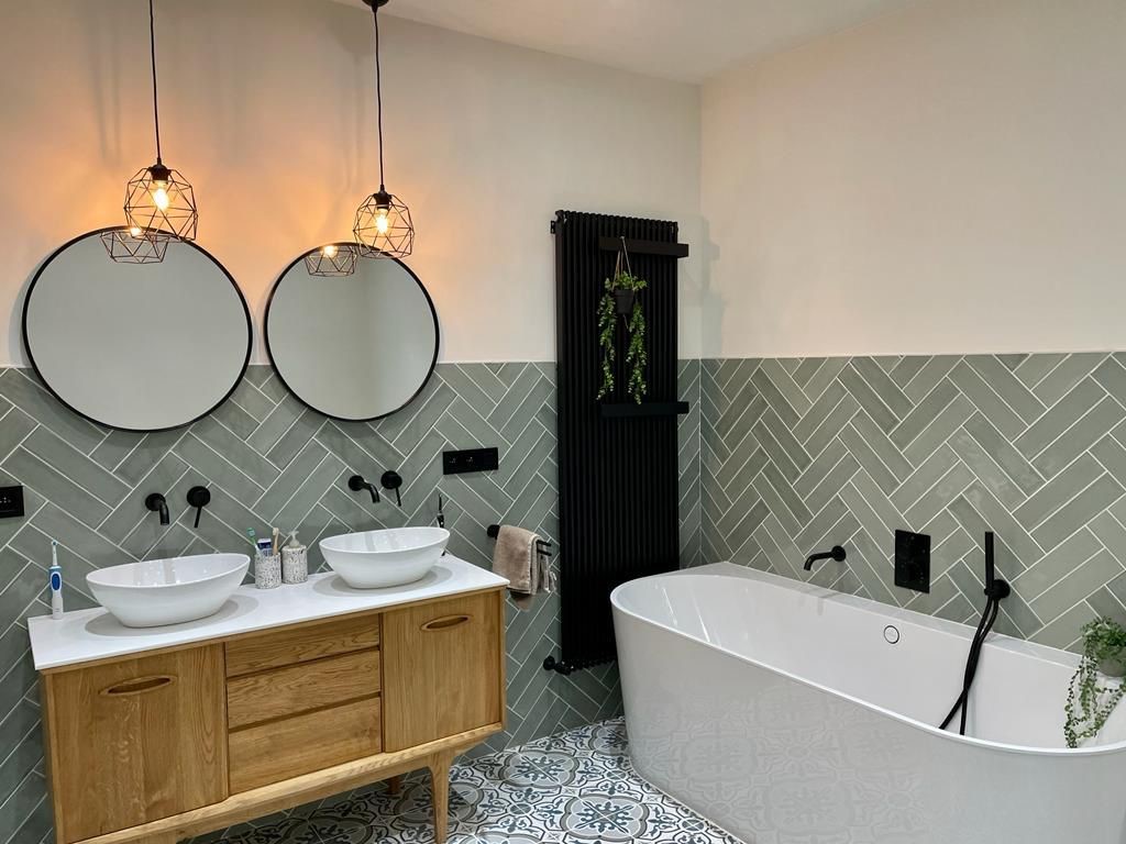 moderne badkamer